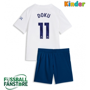 Manchester City Jeremy Doku #11 Replik 3rd trikot Kinder 2026-27 Kurzarm (+ Kurze Hosen)
